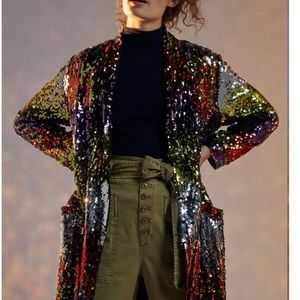 BB Dakota- Anthropologie sequin duster